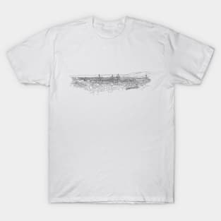 Florence Skyline Black T-Shirt